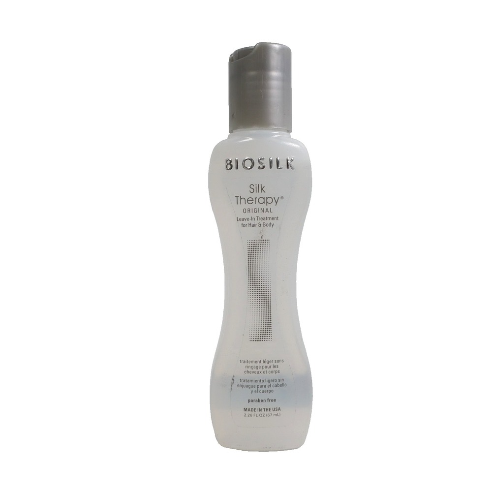 BioSilk Silk Therapy Original, Reconstructing Leave-In Hair Treatment 2.26 Oz